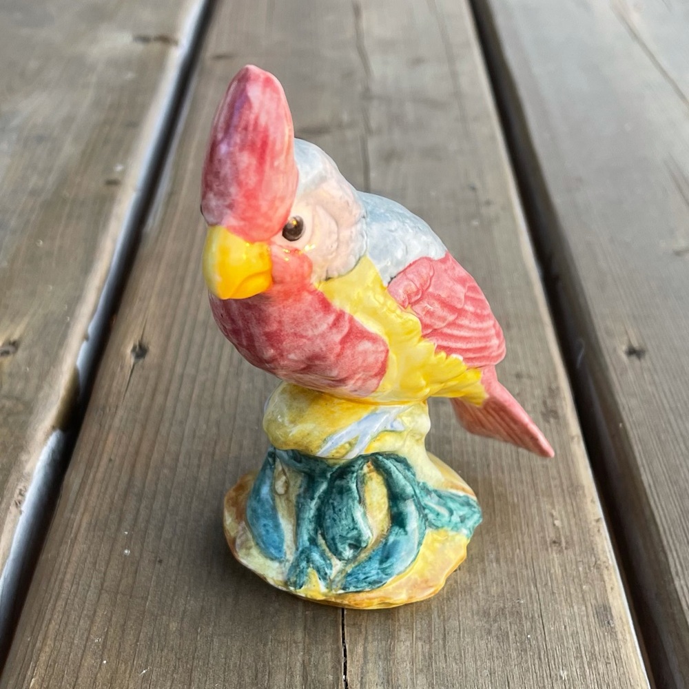 Stangl Pottery Grey Cardinal Cockatiel Figurine